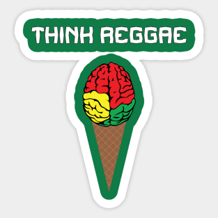 Reggae ice-cream/brain Sticker